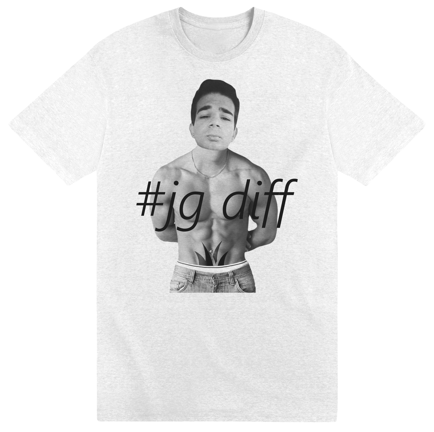 #JG Diff Tee - White