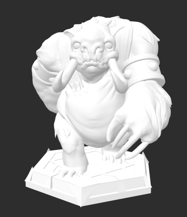 3D print file - Cave Troll