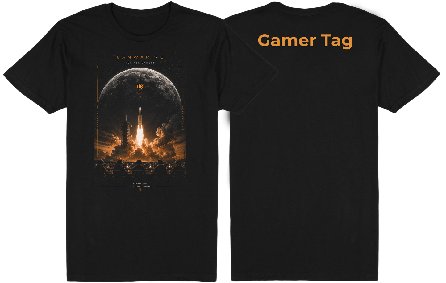 Lanwar 76 Tee - Black