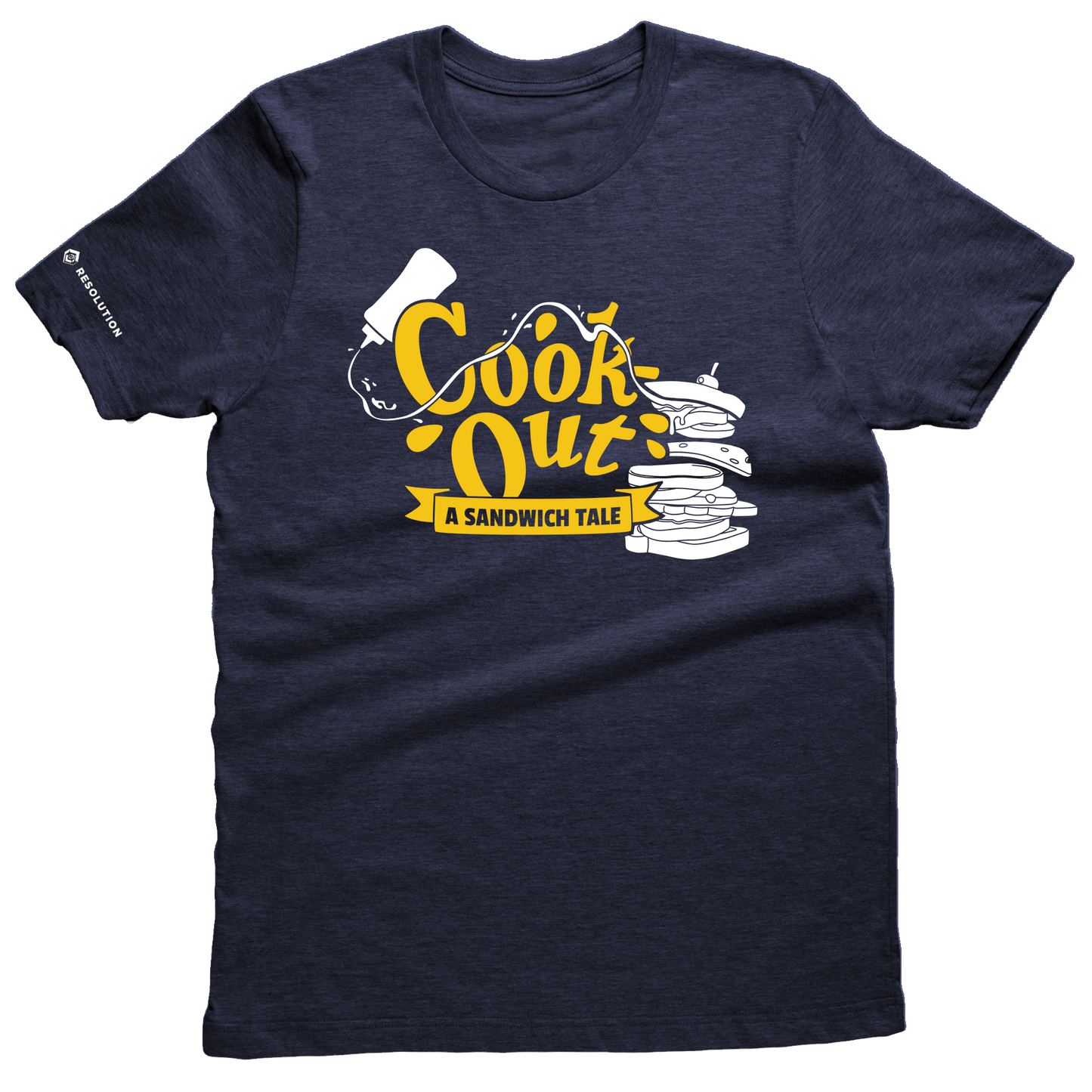 COOK-OUT Tee - Navy