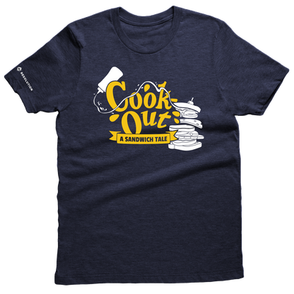 COOK-OUT Tee - Navy