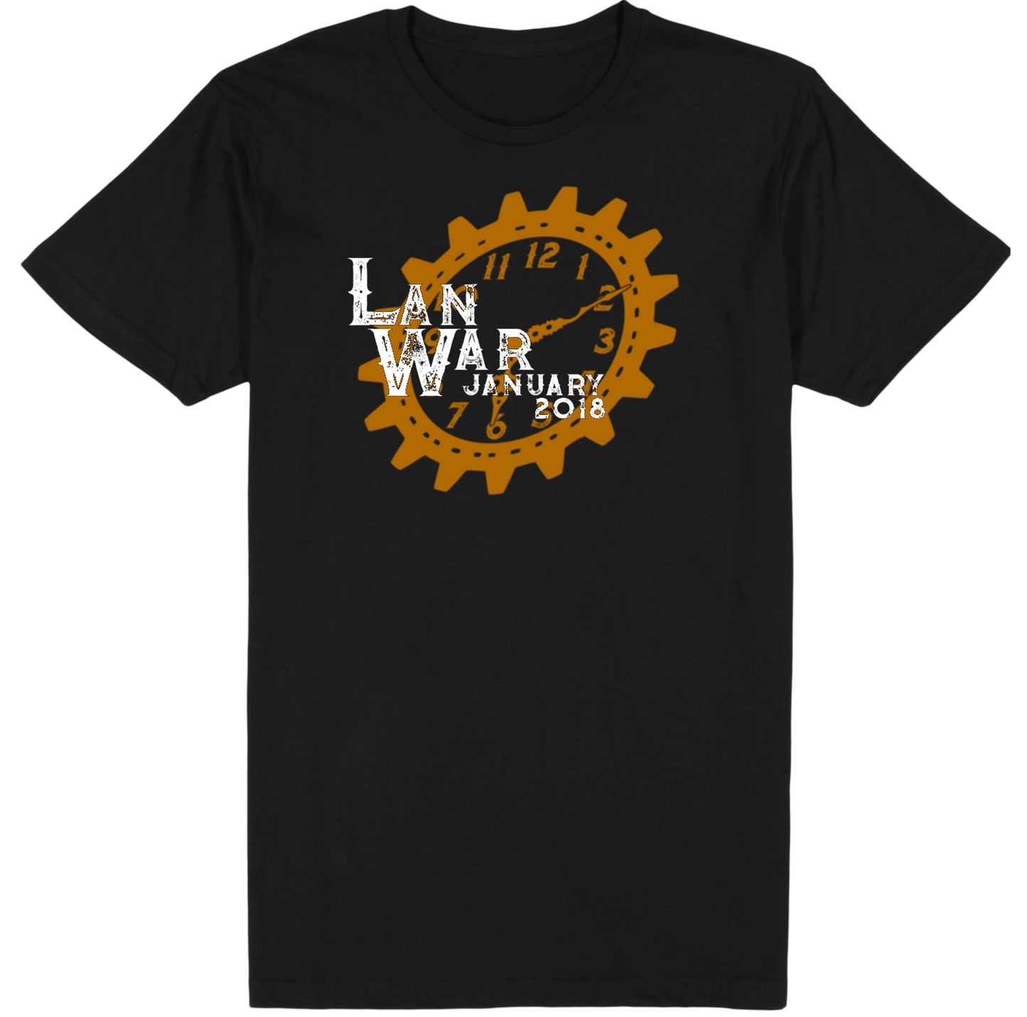 Legacy Lanwar Clock Tee - Black