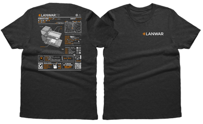 Lanwar 75 Tee - Graphite Blend