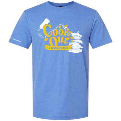 COOK-OUT Tee - Light Blue