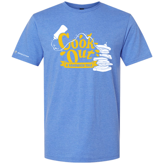 COOK-OUT Tee - Light Blue
