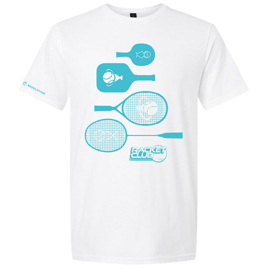 Racket Club Tee - White