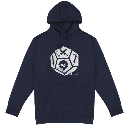Demeo Dice Hoodie - White/Navy