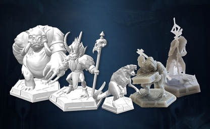 3D print files - all 5 figurines