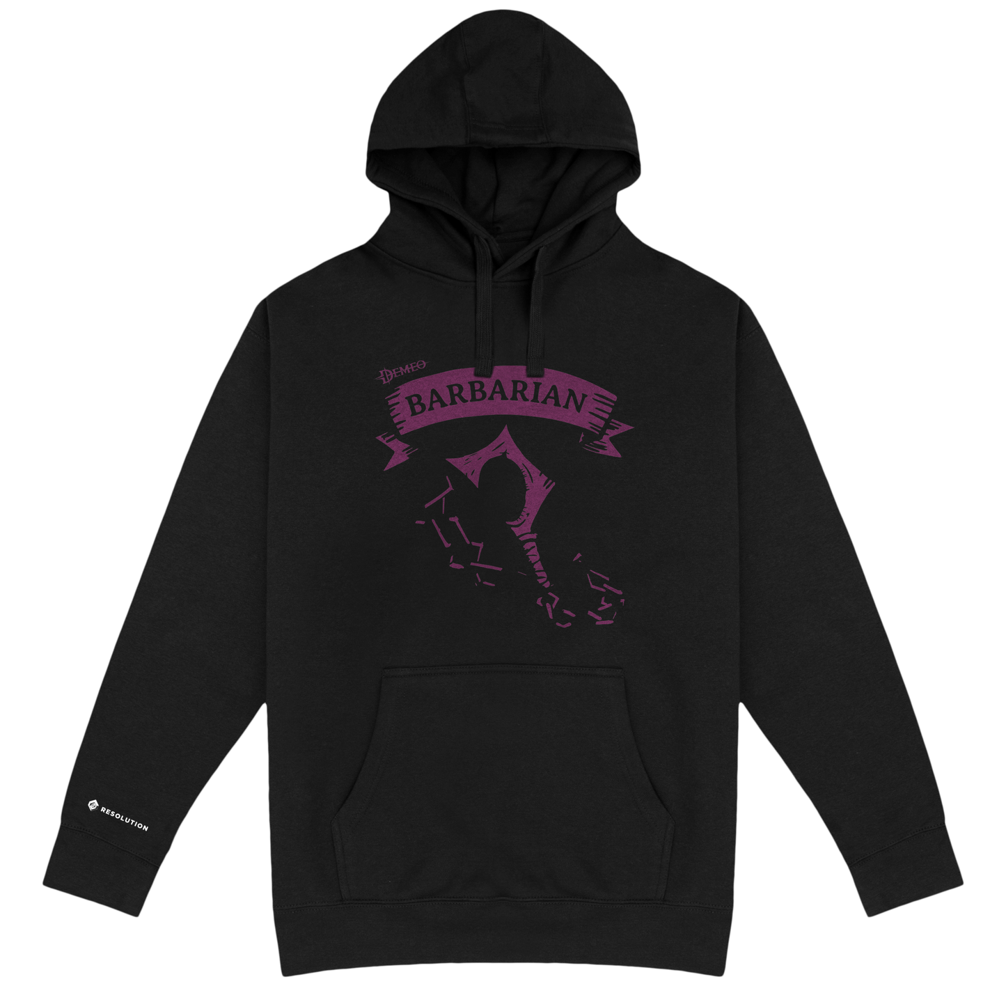 Demeo Barbarian Hoodie - Black