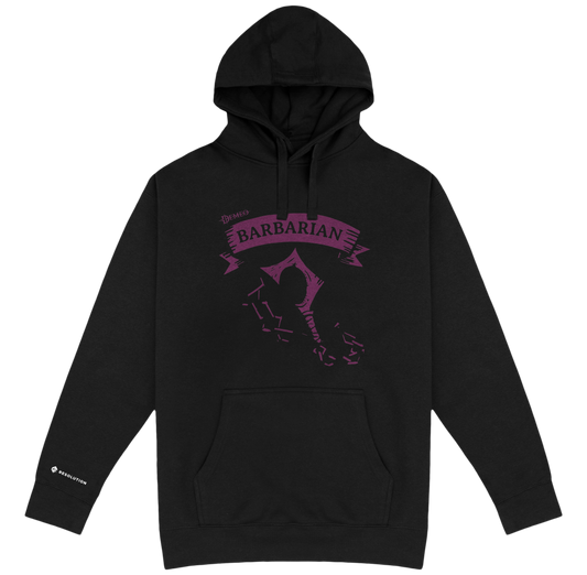 Demeo Barbarian Hoodie - Black