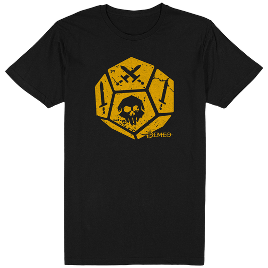 Demeo Dice Tee - Yellow/Black