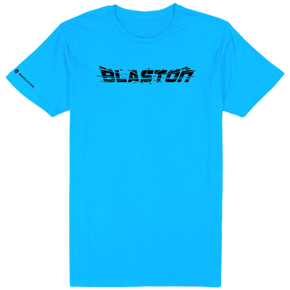 Blaston Logo Tee - Black/Blue