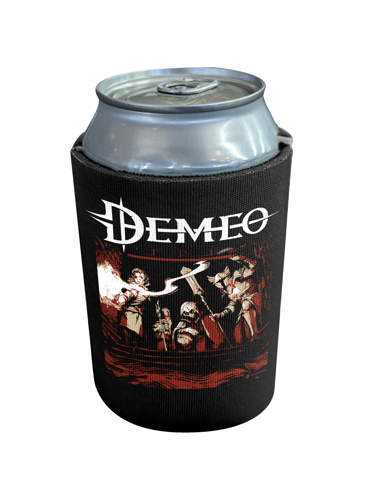 Demeo Can Koozie - Heroes descend