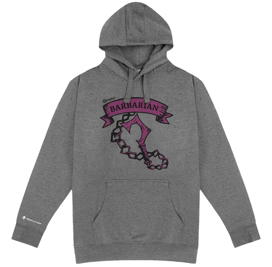 Demeo Barbarian Hoodie - Gray