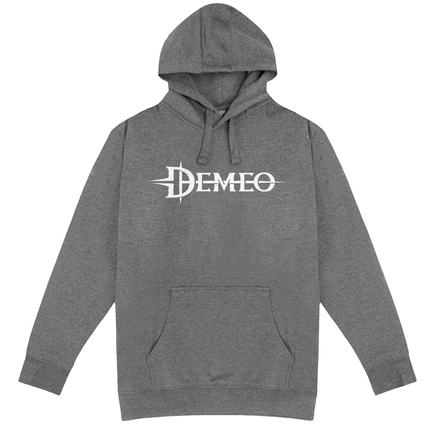 Demeo Logo Hoodie - Gray/White