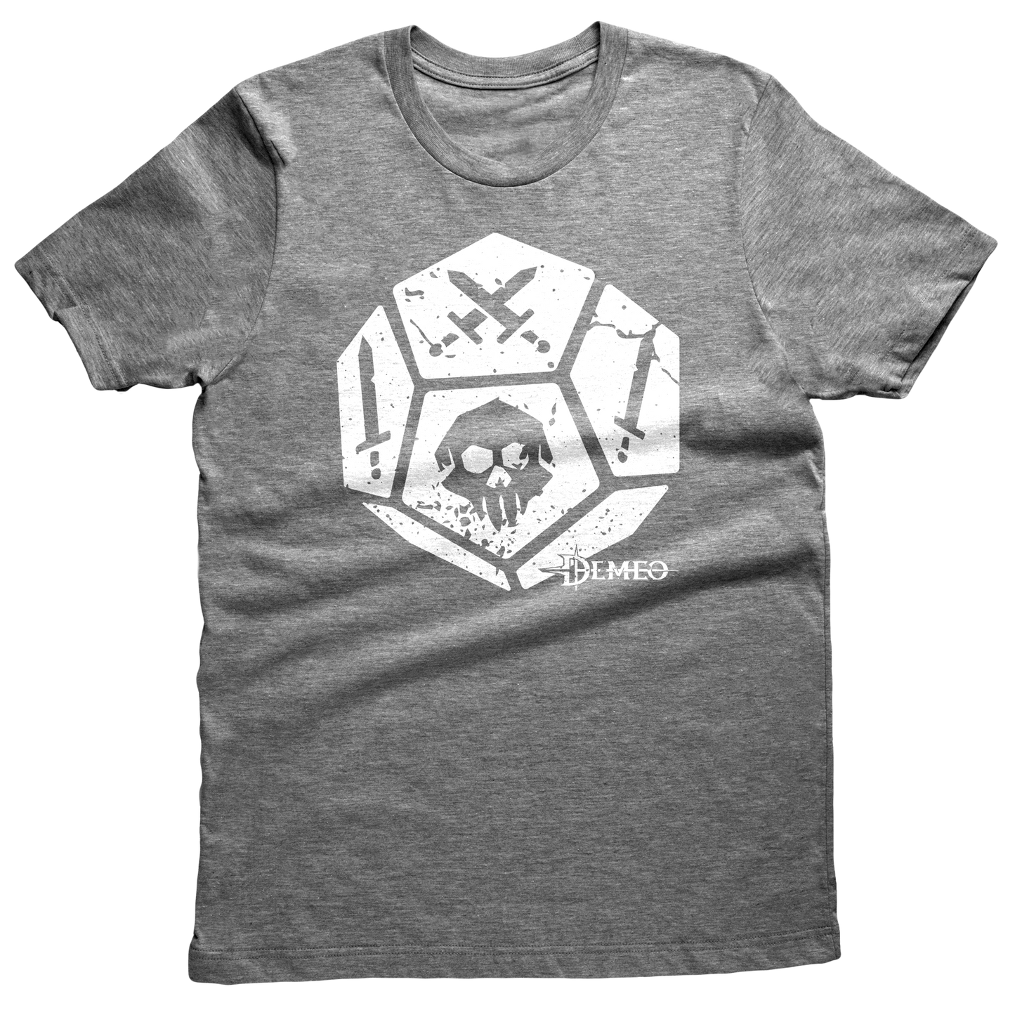 Demeo Dice Tee - White/Gray