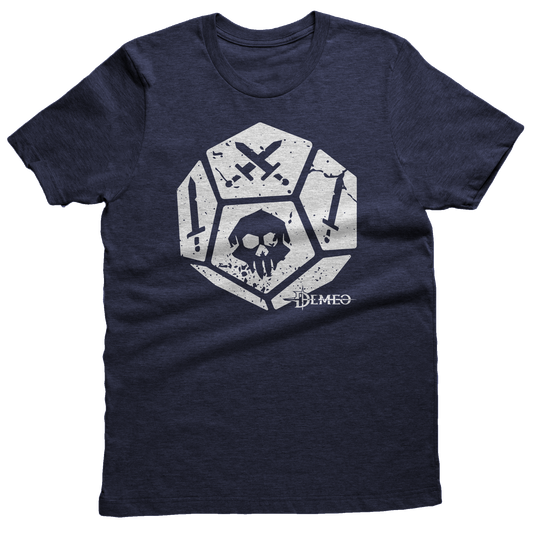Demeo Dice Tee - White/Navy