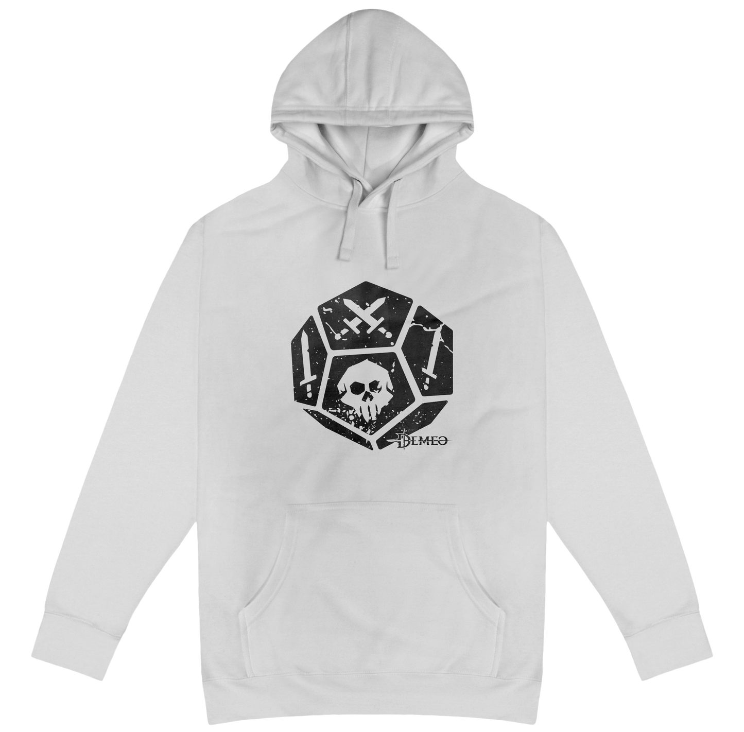 Demeo Dice Hoodie - Black/White